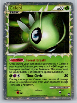Celebi (Prime) 92/102 Triumphant Ultra Rare Holo Pokemon TCG - HP - Image 1