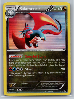 Pokemon Salamence 8/20 Dragon Vault Holo Rare HP - Image 1
