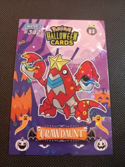 Pokemon 2025 DKV Collectoons Set Halloween Crawdaunt 83 Circle Holo Peru - Image 1