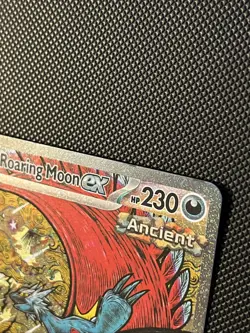 Pokemon Prismatic Evolutions Roaring Moon ex 162/131 Special Illustration Rare - Image 5