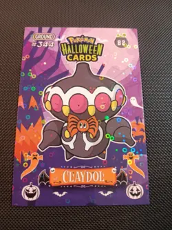 Pokemon 2025 DKV Collectoons Set Halloween Claydol 82 Circle Holo Peru - Image 1