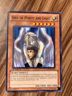 Yugioh! LP Soul of Purity and Light - SDLS-EN016 - Common - 1st Edition Lightly - Image 1