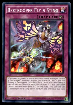 Beetrooper Fly & Sting 2022 Tin of the Pharaoh's Gods MP22-EN179 MP YuGiOh TCG | - Image 1