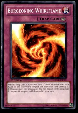 Burgeoning Whirlflame Generation Force GENF-EN072 MP YuGiOh TCG | Buy 10 Get 10 - Image 1