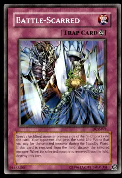 Battle-Scarred Dark Crisis DCR-097 MP YuGiOh TCG | Buy 10 Get 10 Free - Image 1