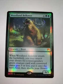 NM FOIL Woodland Bellower Magic Origins Green Mythic Rare CARD - Image 1