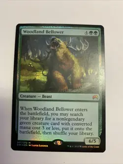 NM FOIL Woodland Bellower Magic Origins Green Mythic Rare CARD - Image 2