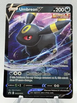 Umbreon V SWSH203 Pokemon Sword & Shield PROMO Trading Card TCG 2022 - Image 1