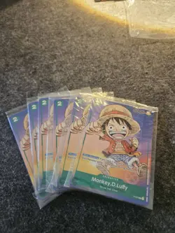 Monkey D Luffy P-037 Promo Holo One Piece Card Eng Anime Expo - Image 1