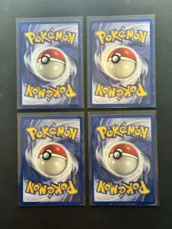 TCG Pokemon Vintage Card Lot of 4 1st Edition: Dark Kadabra 39/82, Abra, Etc - Image 2