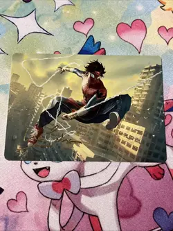 Spider Man Gold Stamped Art Card 31/54 Near Mint Condition - Image 1