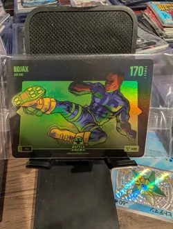 Bo Jackson Battle Arena Bojax Day One Glow Parallel Promo Card SSP P-3 In Pack - Image 2