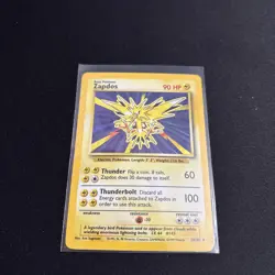 Zapdos 15/62 Holo Rare Fossil Set Pokemon Card NEAR MINT NM ✨ - Image 1