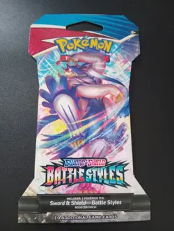 Battle Style Sleeved Booster Pack New Sealed Pokemon Card | English x1 - Image 1