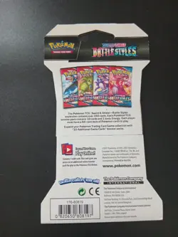 Battle Style Sleeved Booster Pack New Sealed Pokemon Card | English x1 - Image 2