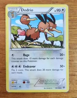 Uncommon Dodrio Pokemon Card, XY Set 99/146 - Image 1