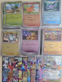 Pokemon Mega Evolution Base Set All Cards Reverse Holo 1-132 And EX'S - Image 1