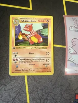 Pokemon Card Charmeleon 24/102 1st Edition Shadowless 348🔥MP🔥 - Image 1