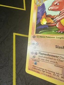 Pokemon Card Charmeleon 24/102 1st Edition Shadowless 348🔥MP🔥 - Image 4