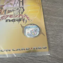 1999 POKEMON NEO GENESIS SERIES 1 BINDER 9 CARD JAPANESE PROMO FILENew Sealed - Image 3