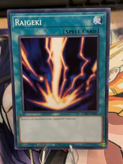 Yu-Gi-Oh! Raigeki Spell Card 1st Edition Common - Image 1