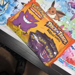 Pokemon 2022 Trick or Treat Trade BOOster Bundle 40 Packs Halloween Cards NEW 820650850783 - Image 4