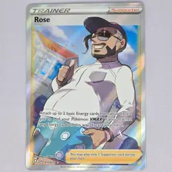 Rose 071/072 Shining Fates Full Art Holo Ultra Rare Pokemon Card TCG English NM - Image 1