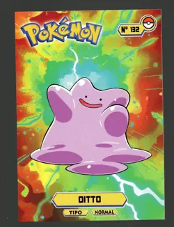 Ditto #132 - Card Tops Pokedex Database 2024 - Pokemon Card NM - Image 1