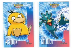 Pokemon Card Database Attacks Cracked Ice Holo PSYDUCK#054 GOLDUCK#055 - Image 1