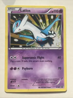 Latios XY65 Holo Black Star Promo Pokemon Card - Image 1