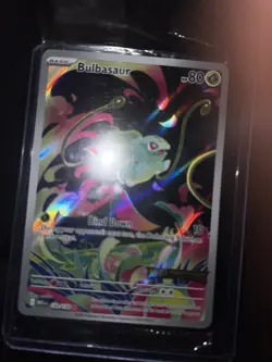 Bulbasuar Mega Evolution Stamped Promo Pokemon Card 133/132 Near Mint IN HAND - Image 2