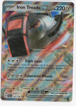 Iron Treads ex 143/198 S&V Holo Pokemon Card - Image 1