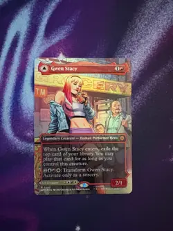 Gwen Stacy (0202) (Borderless)(Foil) - Marvel's Spider-Man (SPM) - Image 1