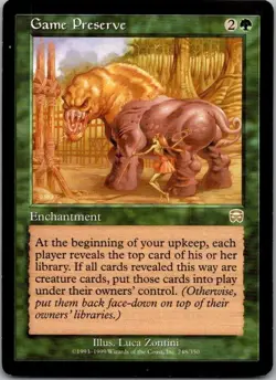 Game Preserve Mercadian Masques MTG MP - Image 1
