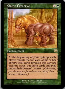 Game Preserve Mercadian Masques MTG MP - Image 3