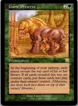 Game Preserve Mercadian Masques MTG MP - Image 5