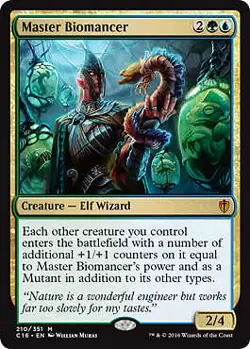 MTG Magic - Master Biomancer - Commander 2016 Edition - Mythic Rare - NM - Image 1