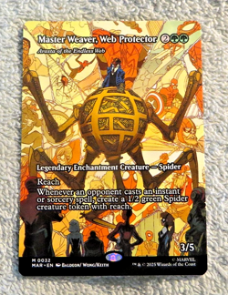 Master Weaver, Web Protector M 0032 Mythic Borderless - Magic Marvel's Spiderman - Image 1