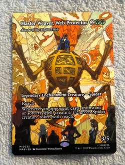 Master Weaver, Web Protector M 0032 Mythic Borderless - Magic Marvel's Spiderman - Image 2