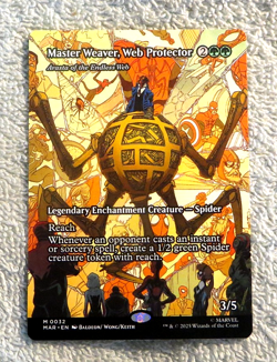 Master Weaver, Web Protector M 0032 Mythic Borderless - Magic Marvel's Spiderman - Image 3
