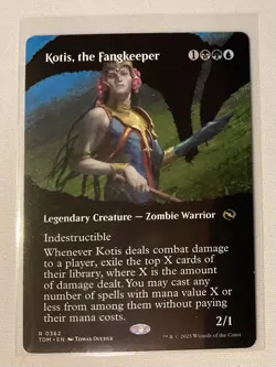 MTG Single Kotis, The Fangkeeper Borderless - Rare - Zombie Warrior - Image 1