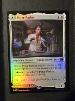 MTG - Peter Parker Amazing Spider Man - Foil - Marvel's Spider-Man - Image 1