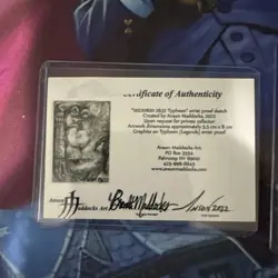 Mtg Artist Proof Typhoon Sketch Anson Maddocks Legends Reserved List - Image 2