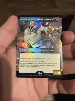 Doctor Octopus, Master Planner 228 Borderless MTG Marvel's Spider-Man FOIL NM/M - Image 1