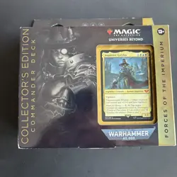 MTG Warhammer Collector's Edition Commander Deck Forces of the Imperium SEALED!! - Image 1