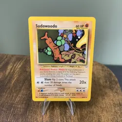 Pokemon TCG Sudowoodo Neo Revelation 26/64 Regular Rare LP. - Image 1