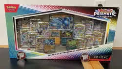 Pokemon Lucario Ex Tyranitar Ex Premium Collection Prismatic Evolution, IN HAND! - Image 1