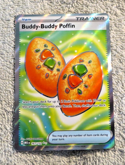 Buddy-Buddy Poffin 167/132 Ultra Rare Full Art Holo - Pokemon Mega Evolutions - Image 1