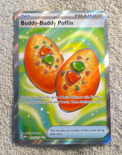 Buddy-Buddy Poffin 167/132 Ultra Rare Full Art Holo - Pokemon Mega Evolutions - Image 2