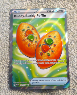 Buddy-Buddy Poffin 167/132 Ultra Rare Full Art Holo - Pokemon Mega Evolutions - Image 3